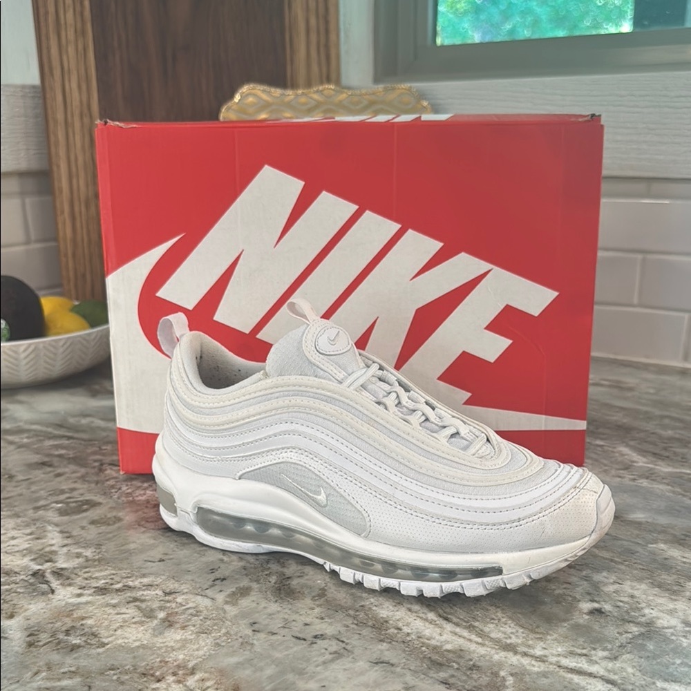 Nike White Air Max 97 Sneakers
